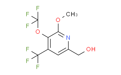 2-Methoxy-3-(trifluoromethoxy)-4-(trifluoromethyl)pyridine-6-methanol