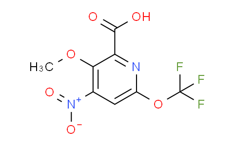 3-Methoxy-4-nitro-6-(trifluoromethoxy)pyridine-2-carboxylic acid