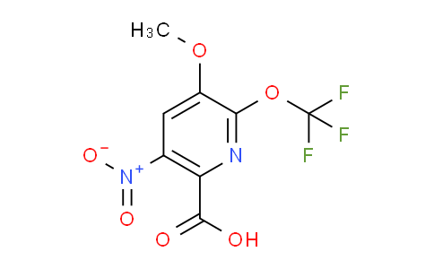 3-Methoxy-5-nitro-2-(trifluoromethoxy)pyridine-6-carboxylic acid