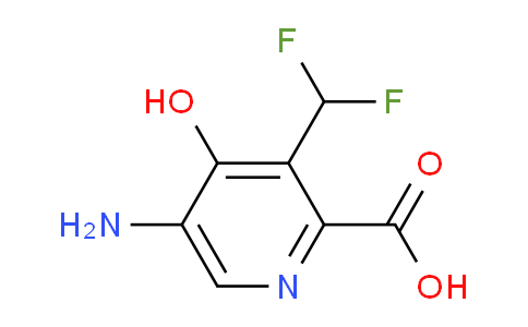 AM14982 | 1806843-42-4 | 5-Amino-3-(difluoromethyl)-4-hydroxypyridine-2-carboxylic acid