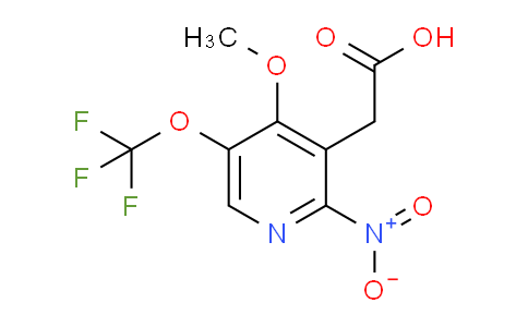 4-Methoxy-2-nitro-5-(trifluoromethoxy)pyridine-3-acetic acid