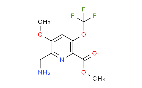 Methyl 2-(aminomethyl)-3-methoxy-5-(trifluoromethoxy)pyridine-6-carboxylate