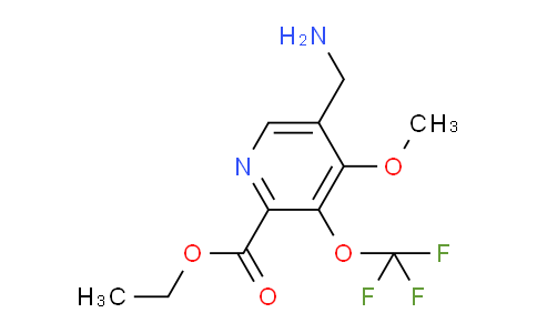 AM149842 | 1804919-26-3 | Ethyl 5-(aminomethyl)-4-methoxy-3-(trifluoromethoxy)pyridine-2-carboxylate