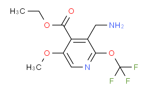 AM149845 | 1804746-41-5 | Ethyl 3-(aminomethyl)-5-methoxy-2-(trifluoromethoxy)pyridine-4-carboxylate