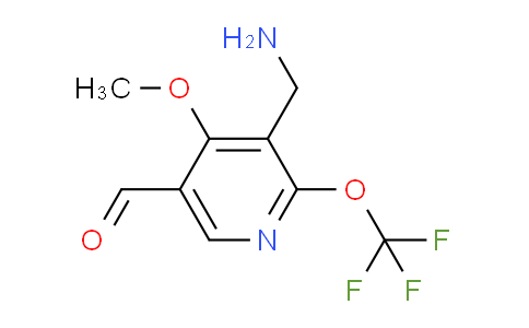 3-(Aminomethyl)-4-methoxy-2-(trifluoromethoxy)pyridine-5-carboxaldehyde