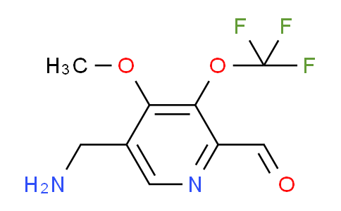 5-(Aminomethyl)-4-methoxy-3-(trifluoromethoxy)pyridine-2-carboxaldehyde