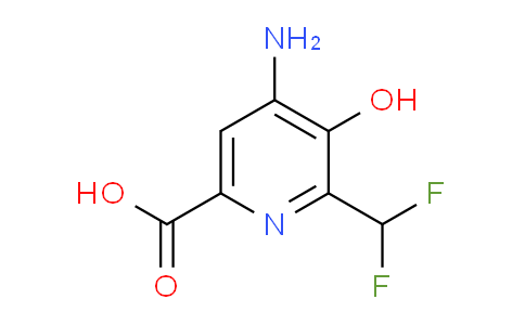 AM14986 | 1803698-12-5 | 4-Amino-2-(difluoromethyl)-3-hydroxypyridine-6-carboxylic acid