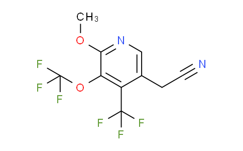 2-Methoxy-3-(trifluoromethoxy)-4-(trifluoromethyl)pyridine-5-acetonitrile