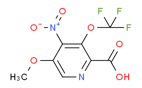 5-Methoxy-4-nitro-3-(trifluoromethoxy)pyridine-2-carboxylic acid