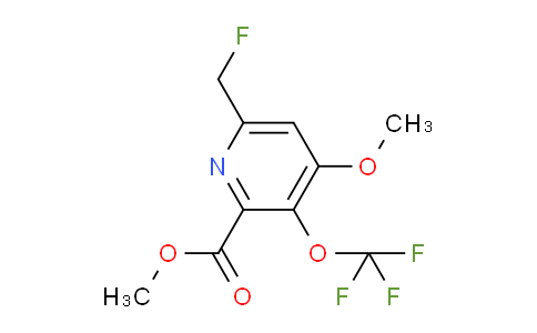 Methyl 6-(fluoromethyl)-4-methoxy-3-(trifluoromethoxy)pyridine-2-carboxylate
