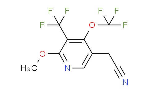AM149909 | 1806004-32-9 | 2-Methoxy-4-(trifluoromethoxy)-3-(trifluoromethyl)pyridine-5-acetonitrile