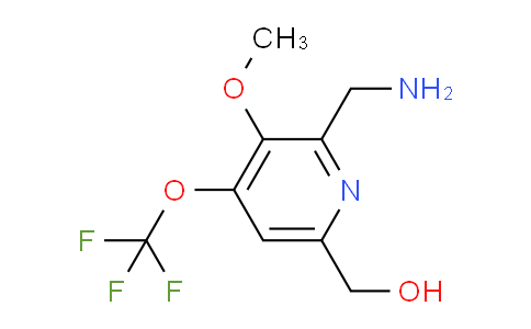 2-(Aminomethyl)-3-methoxy-4-(trifluoromethoxy)pyridine-6-methanol