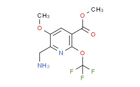 Methyl 2-(aminomethyl)-3-methoxy-6-(trifluoromethoxy)pyridine-5-carboxylate
