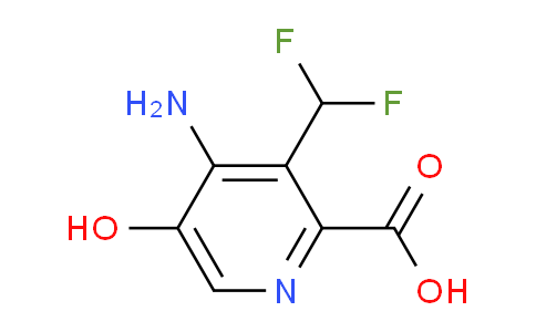 AM14993 | 1805134-40-0 | 4-Amino-3-(difluoromethyl)-5-hydroxypyridine-2-carboxylic acid