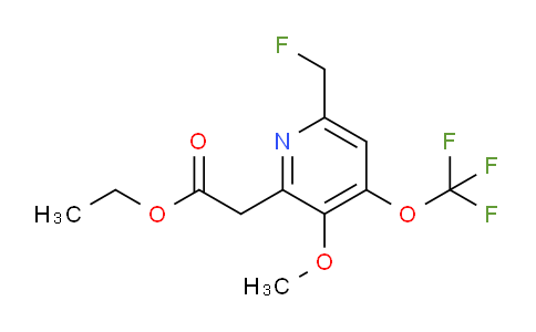 AM149939 | 1804752-83-7 | Ethyl 6-(fluoromethyl)-3-methoxy-4-(trifluoromethoxy)pyridine-2-acetate