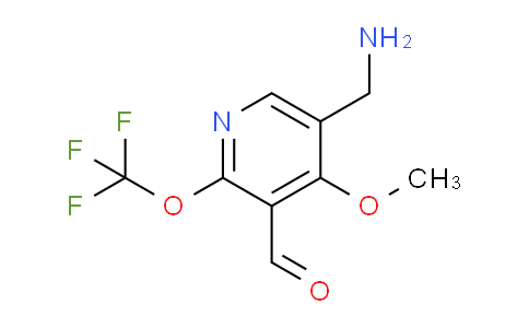 5-(Aminomethyl)-4-methoxy-2-(trifluoromethoxy)pyridine-3-carboxaldehyde