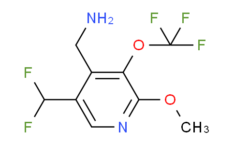 AM149969 | 1806751-22-3 | 4-(Aminomethyl)-5-(difluoromethyl)-2-methoxy-3-(trifluoromethoxy)pyridine
