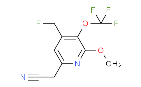 AM149983 | 1805222-58-5 | 4-(Fluoromethyl)-2-methoxy-3-(trifluoromethoxy)pyridine-6-acetonitrile