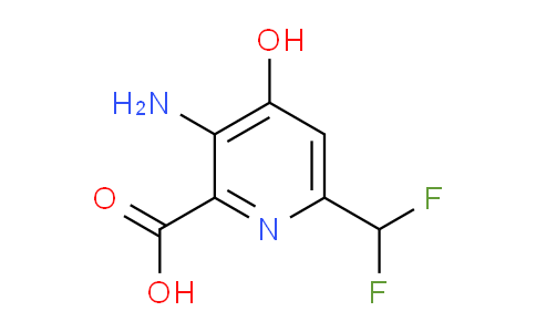 AM15000 | 1805082-96-5 | 3-Amino-6-(difluoromethyl)-4-hydroxypyridine-2-carboxylic acid