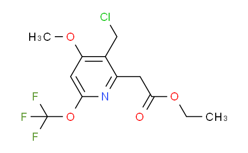 AM150002 | 1806756-64-8 | Ethyl 3-(chloromethyl)-4-methoxy-6-(trifluoromethoxy)pyridine-2-acetate