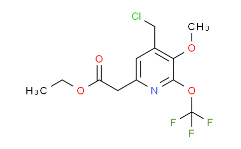 AM150010 | 1806156-42-2 | Ethyl 4-(chloromethyl)-3-methoxy-2-(trifluoromethoxy)pyridine-6-acetate