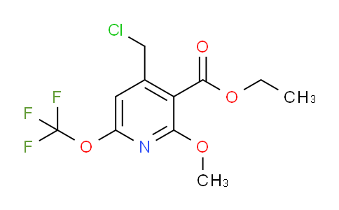 Ethyl 4-(chloromethyl)-2-methoxy-6-(trifluoromethoxy)pyridine-3-carboxylate