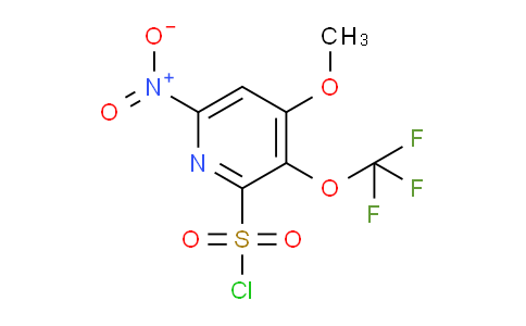 4-Methoxy-6-nitro-3-(trifluoromethoxy)pyridine-2-sulfonyl chloride