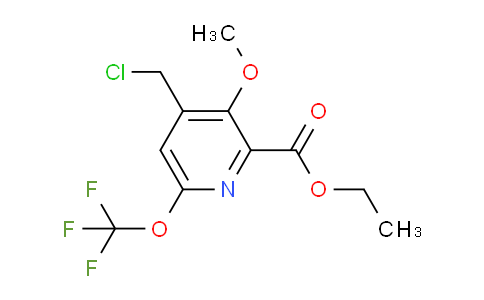 AM150043 | 1804934-20-0 | Ethyl 4-(chloromethyl)-3-methoxy-6-(trifluoromethoxy)pyridine-2-carboxylate