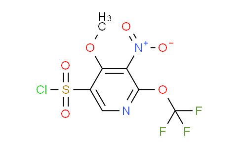 4-Methoxy-3-nitro-2-(trifluoromethoxy)pyridine-5-sulfonyl chloride