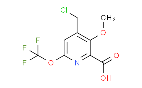 AM150073 | 1806765-92-3 | 4-(Chloromethyl)-3-methoxy-6-(trifluoromethoxy)pyridine-2-carboxylic acid