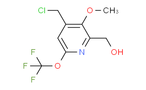 4-(Chloromethyl)-3-methoxy-6-(trifluoromethoxy)pyridine-2-methanol