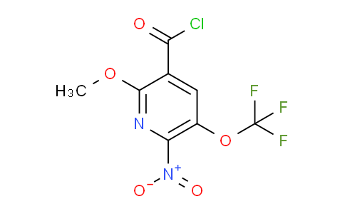 2-Methoxy-6-nitro-5-(trifluoromethoxy)pyridine-3-carbonyl chloride