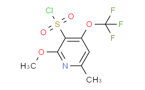 2-Methoxy-6-methyl-4-(trifluoromethoxy)pyridine-3-sulfonyl chloride