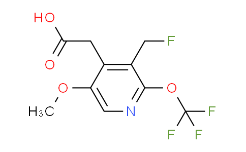 3-(Fluoromethyl)-5-methoxy-2-(trifluoromethoxy)pyridine-4-acetic acid