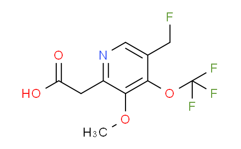 5-(Fluoromethyl)-3-methoxy-4-(trifluoromethoxy)pyridine-2-acetic acid