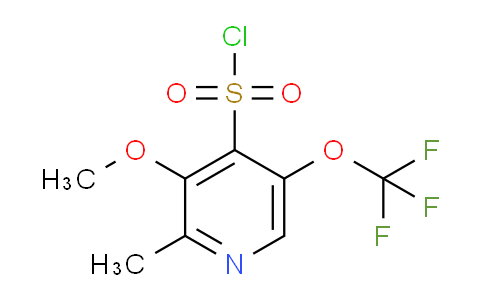 3-Methoxy-2-methyl-5-(trifluoromethoxy)pyridine-4-sulfonyl chloride