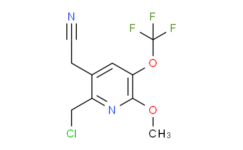 AM150181 | 1804639-16-4 | 2-(Chloromethyl)-6-methoxy-5-(trifluoromethoxy)pyridine-3-acetonitrile