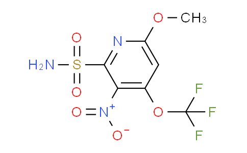 6-Methoxy-3-nitro-4-(trifluoromethoxy)pyridine-2-sulfonamide