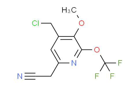 AM150202 | 1804639-48-2 | 4-(Chloromethyl)-3-methoxy-2-(trifluoromethoxy)pyridine-6-acetonitrile