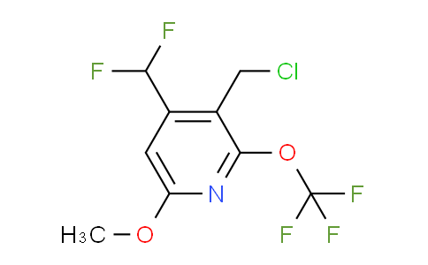 3-(Chloromethyl)-4-(difluoromethyl)-6-methoxy-2-(trifluoromethoxy)pyridine