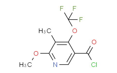 2-Methoxy-3-methyl-4-(trifluoromethoxy)pyridine-5-carbonyl chloride