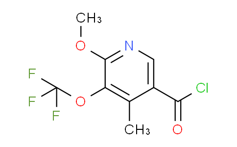 2-Methoxy-4-methyl-3-(trifluoromethoxy)pyridine-5-carbonyl chloride