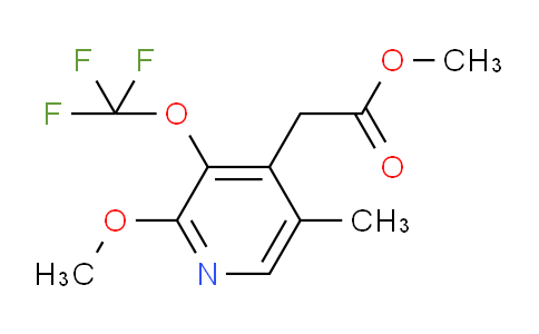 Methyl 2-methoxy-5-methyl-3-(trifluoromethoxy)pyridine-4-acetate