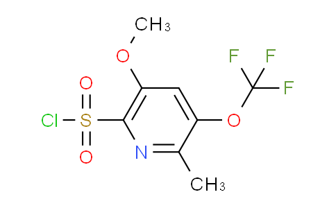 5-Methoxy-2-methyl-3-(trifluoromethoxy)pyridine-6-sulfonyl chloride