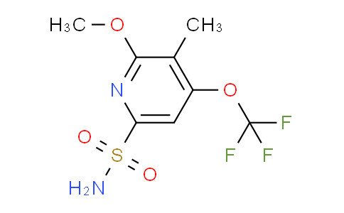 2-Methoxy-3-methyl-4-(trifluoromethoxy)pyridine-6-sulfonamide