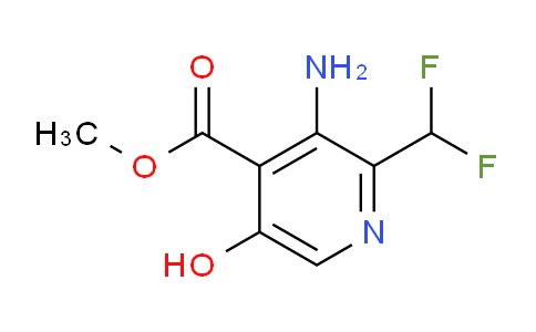 Methyl 3-amino-2-(difluoromethyl)-5-hydroxypyridine-4-carboxylate