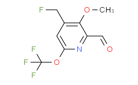 AM150262 | 1805096-72-3 | 4-(Fluoromethyl)-3-methoxy-6-(trifluoromethoxy)pyridine-2-carboxaldehyde