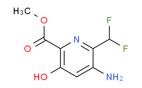 AM15027 | 1806844-08-5 | Methyl 3-amino-2-(difluoromethyl)-5-hydroxypyridine-6-carboxylate