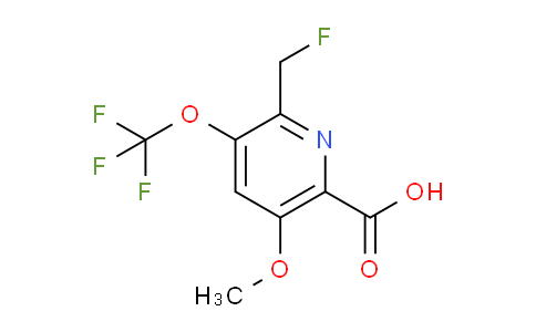AM150276 | 1805069-12-8 | 2-(Fluoromethyl)-5-methoxy-3-(trifluoromethoxy)pyridine-6-carboxylic acid