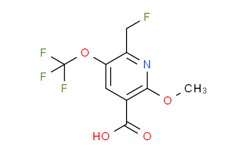 2-(Fluoromethyl)-6-methoxy-3-(trifluoromethoxy)pyridine-5-carboxylic acid